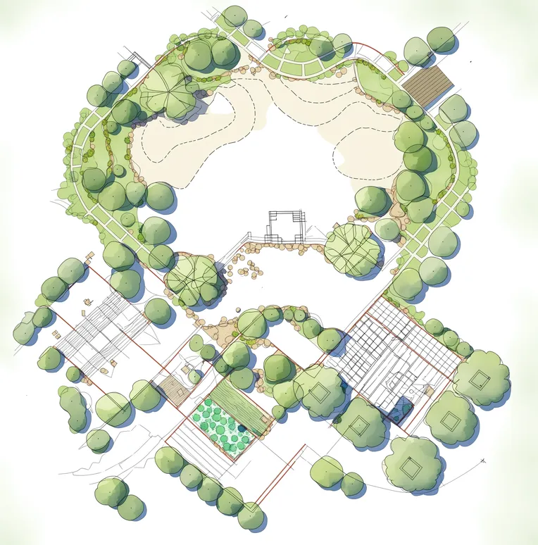 Landscape Design,Composition Control,Landscape,LoRA,SDXL