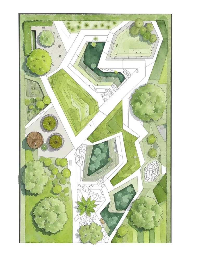 Landscape Design,Space & Scene,Composition Control,LoRA,SD 1.5