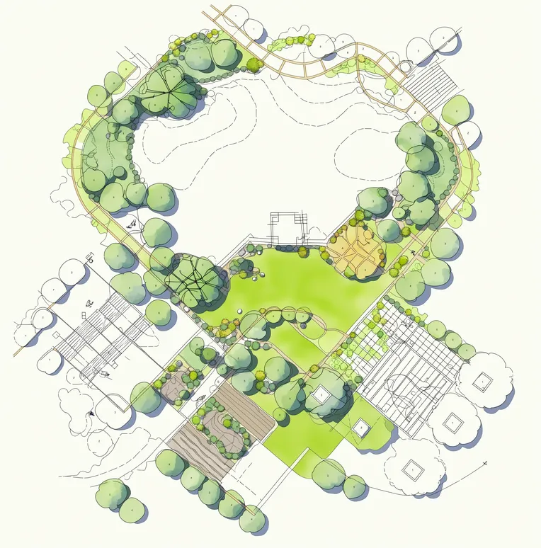 Landscape Design,Composition Control,Landscape,LoRA,SDXL