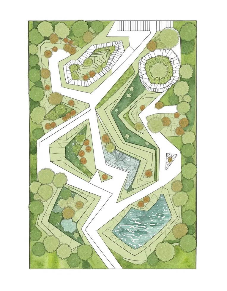 Landscape Design,Space & Scene,Composition Control,LoRA,SD 1.5