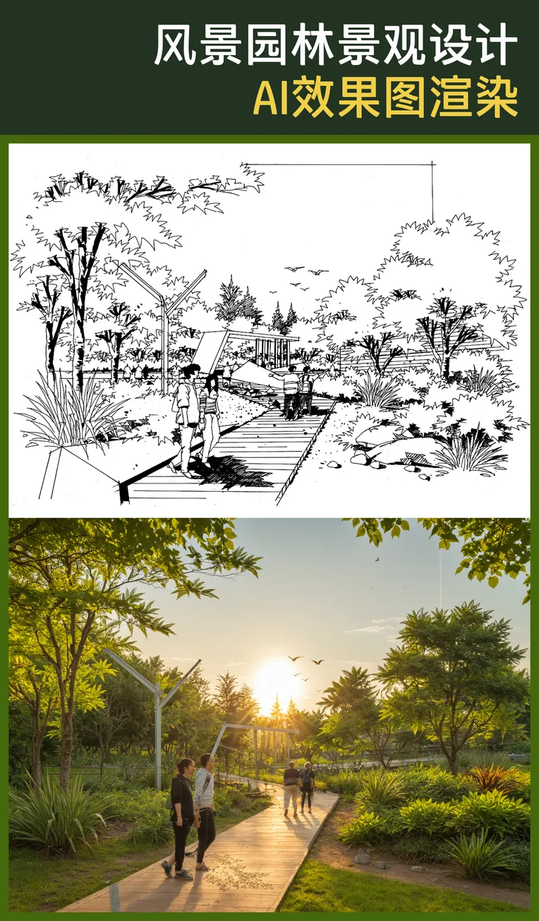 Realistic,Landscape Design,Composition Control,LoRA,SDXL