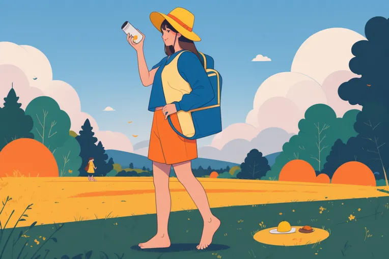 Flat,Flat Illustration,Girl,LoRA,SD 1.5