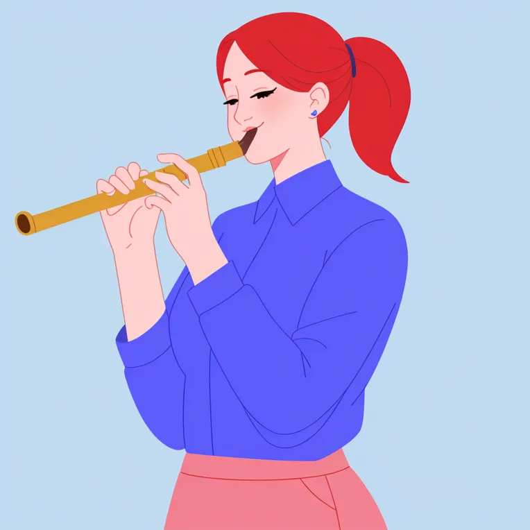 Flat,Flat Illustration,Girl,LoRA,SD 1.5