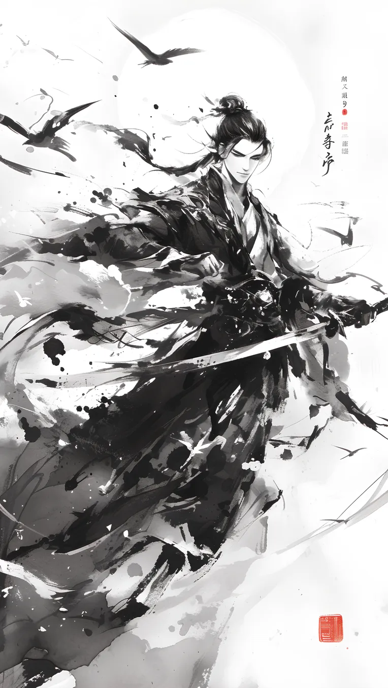Chinese Style,Classic Painting,Hand-Drawn,LoRA,SDXL