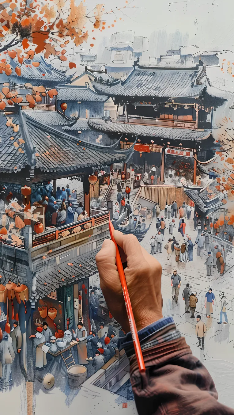 Chinese Style,Traditional Painting Media,Style Boost,LoRA,SDXL
