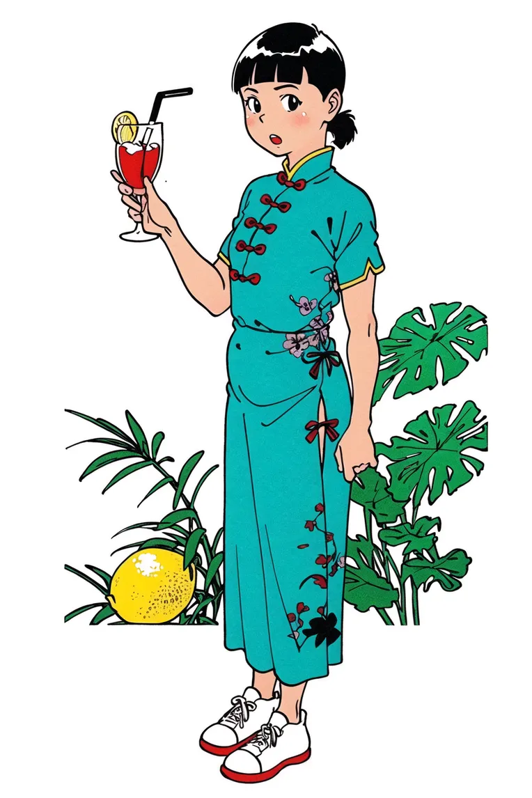 Anime Style,Hand-Drawn,Girl,LoRA,SD 1.5