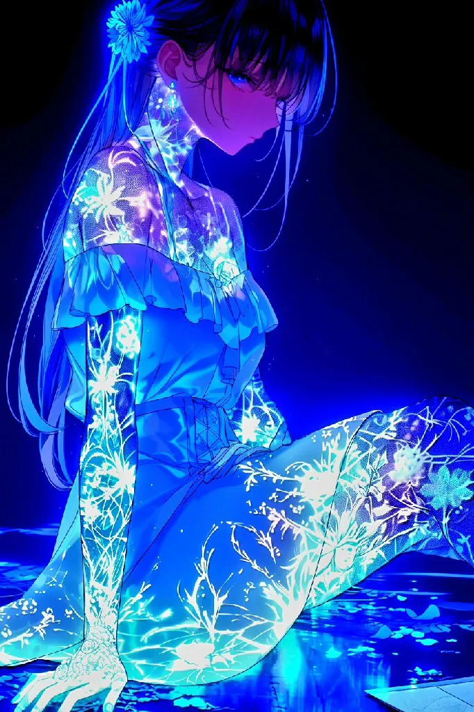 发光的纹身花纹_2D、3D皆可-LoRA-大梦游家-LiblibAI