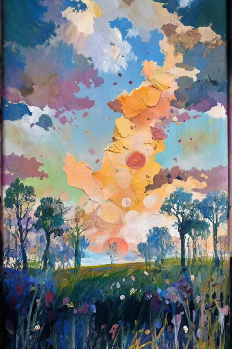 Traditional Painting Media,Style Boost,Plant,LoRA,SD 1.5