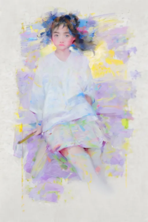 Classic Painting,Traditional Painting Media,Girl,LoRA,SD 1.5