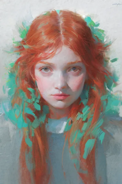 Classic Painting,Traditional Painting Media,Girl,LoRA,SD 1.5