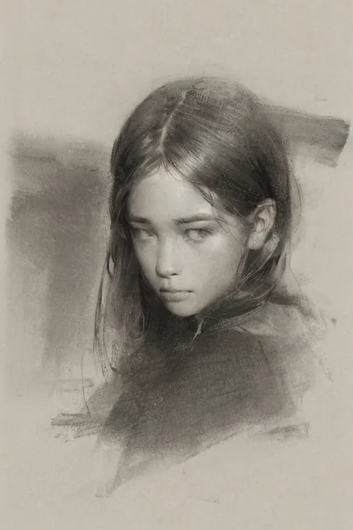 Classic Painting,Traditional Painting Media,Girl,LoRA,SD 1.5