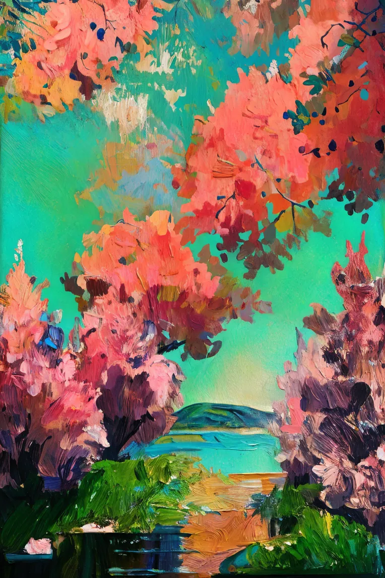 Traditional Painting Media,Style Boost,Plant,LoRA,SD 1.5