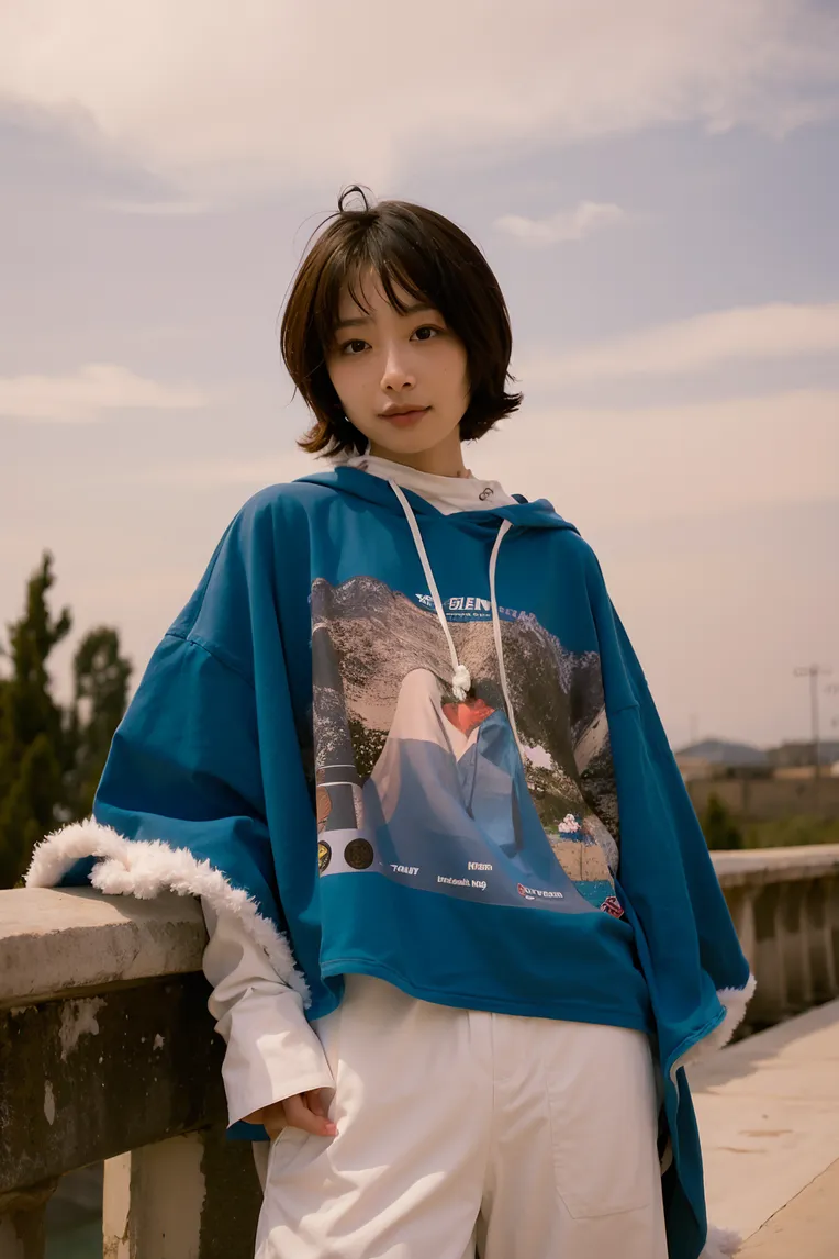 Realistic,Street Photography,Girl,Checkpoint,SD 1.5