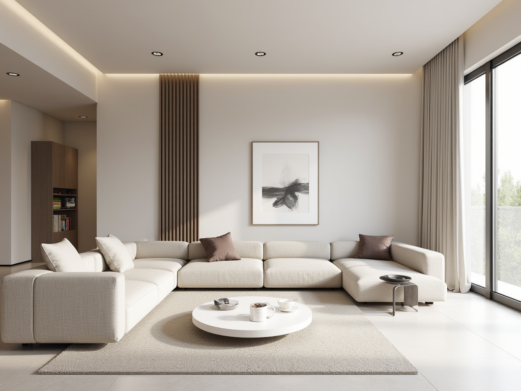AI绘画-室内设计-极简客厅-AI_M-AI绘图-LiblibAI