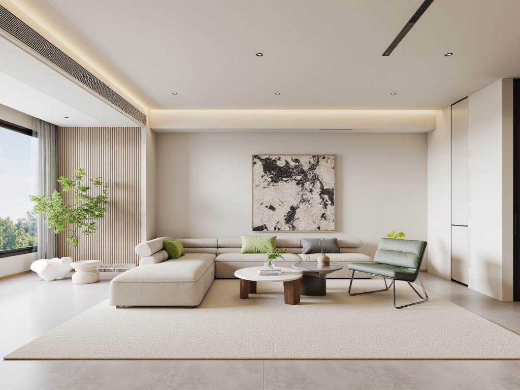 AI绘画-室内设计-极简客厅-AI_M-AI绘图-LiblibAI