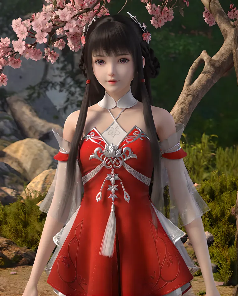 CGI style,Girl,Physical/Facial feature,LoRA,Pony