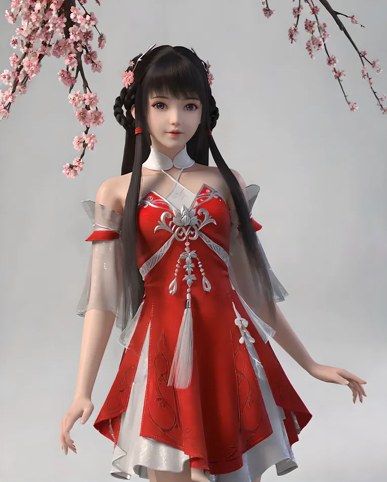 CGI style,Girl,Physical/Facial feature,LoRA,Pony