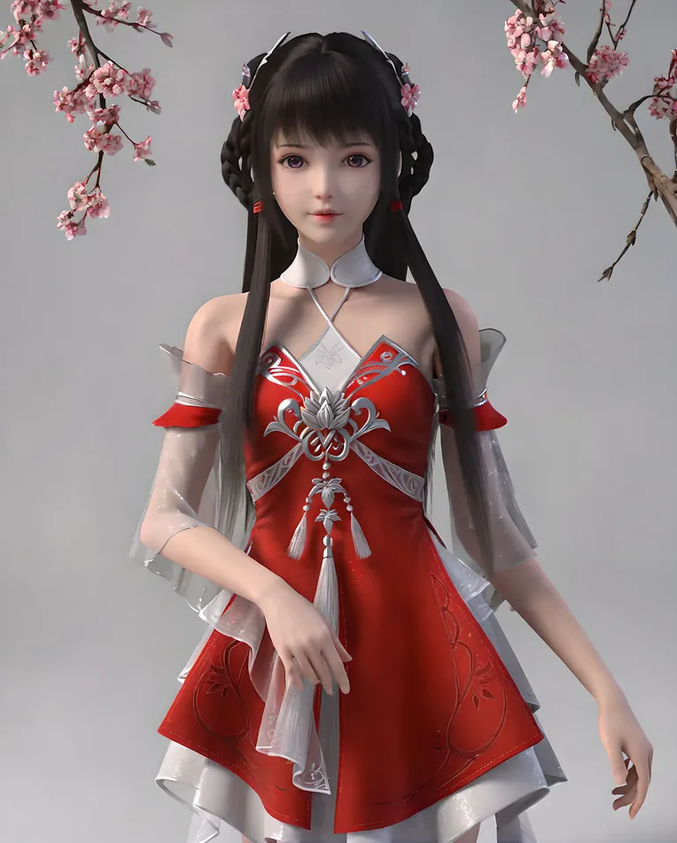 CGI style,Girl,Physical/Facial feature,LoRA,Pony