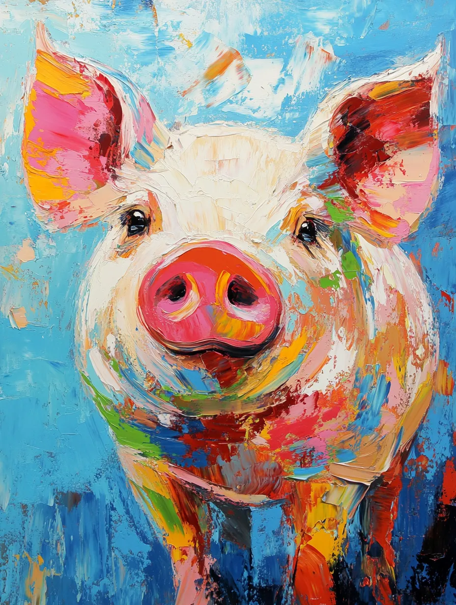 阿容容_F.1 印象派厚涂油画风格，大色块_F.1 印象派厚涂油画风格，大色