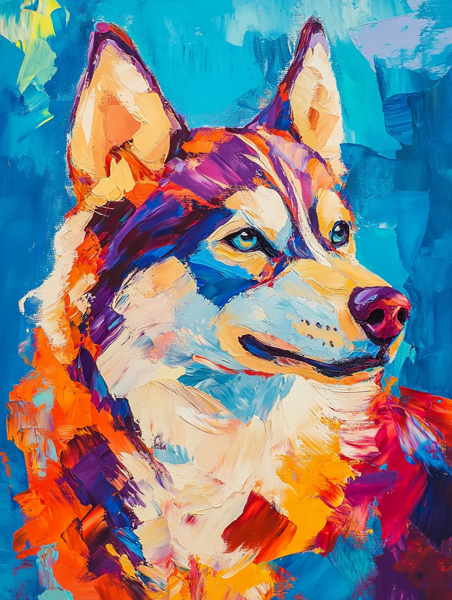 阿容容_F.1 印象派厚涂油画风格，大色块_F.1 印象派厚涂油画风格，大色