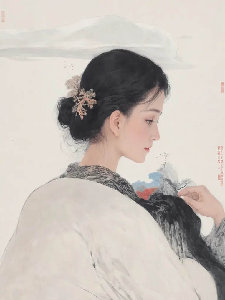 Chinese Style,Traditional Painting Media,Style Boost,LoRA,SDXL