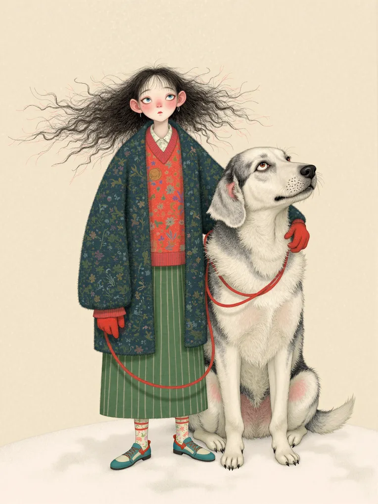 Digital Painting Media,Girl,Style Boost,LoRA,FLUX.1