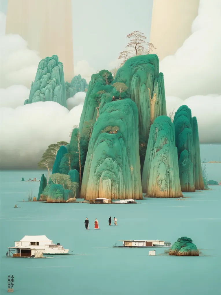 Traditional Painting Media,Style Boost,Landscape,LoRA,FLUX.1