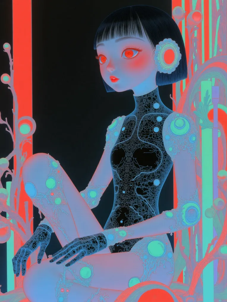 Digital Painting Media,Girl,Style Boost,LoRA,FLUX.1