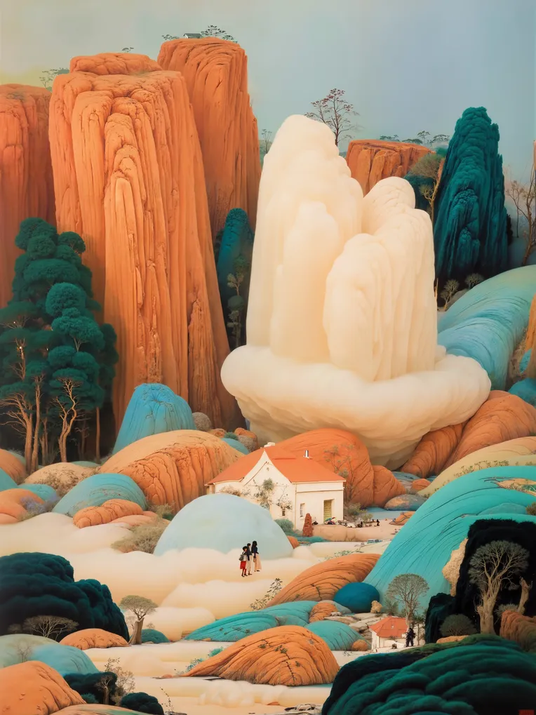 Traditional Painting Media,Style Boost,Landscape,LoRA,FLUX.1