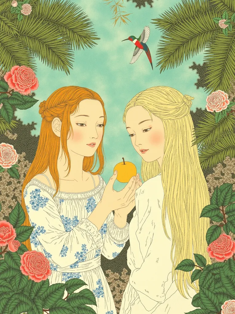 Classic Painting,Traditional Painting Media,Girl,Workflow,