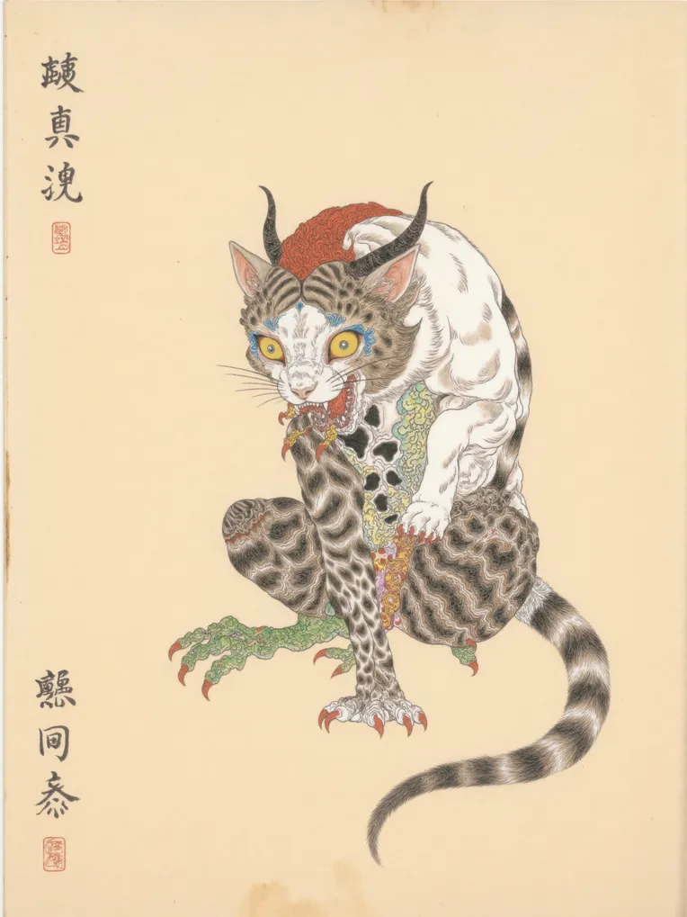 Traditional Painting Media,Style Boost,Animal,LoRA,FLUX.1