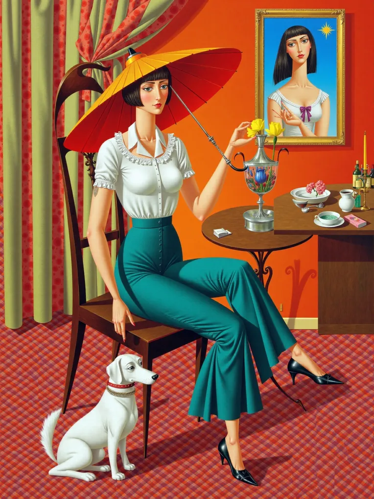 Anime,Traditional Painting Media,Girl,LoRA,FLUX.1