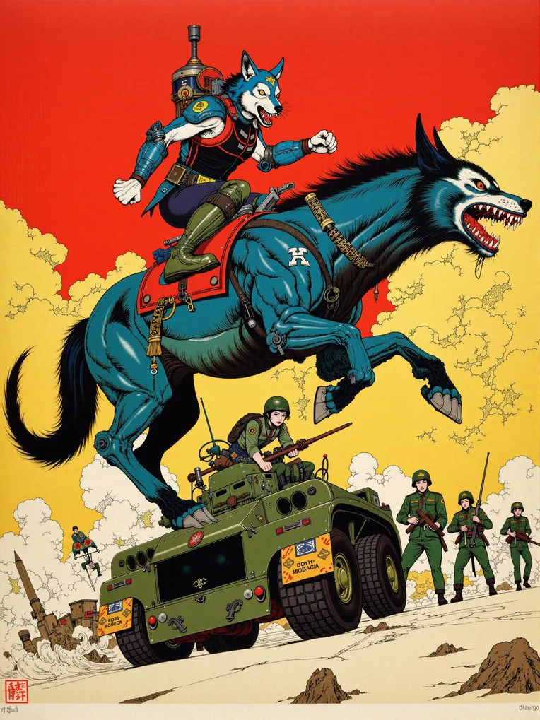 Traditional Painting Media,Style Boost,Animal,LoRA,FLUX.1