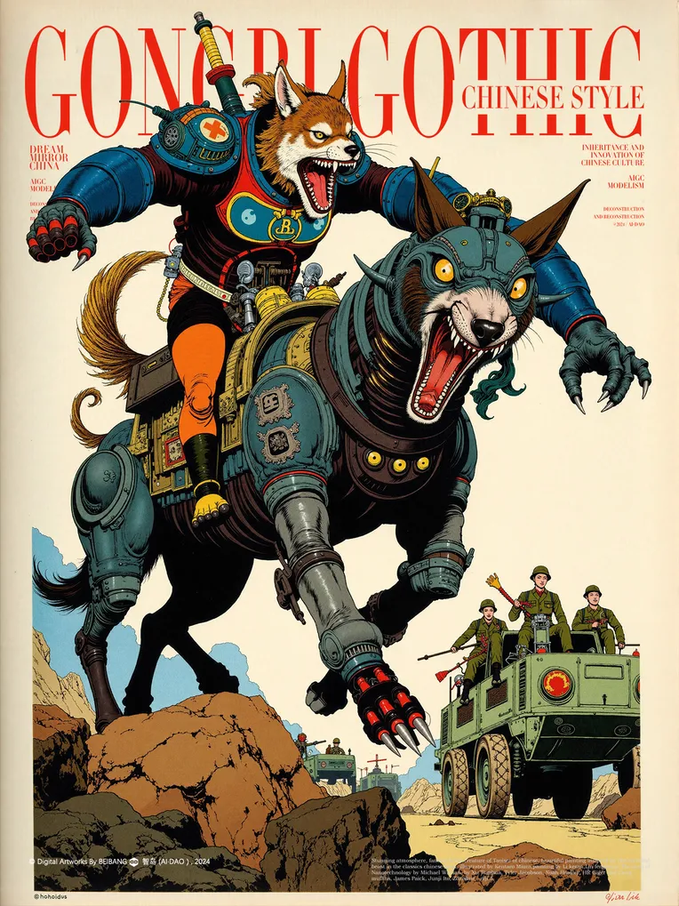 Traditional Painting Media,Style Boost,Animal,LoRA,FLUX.1