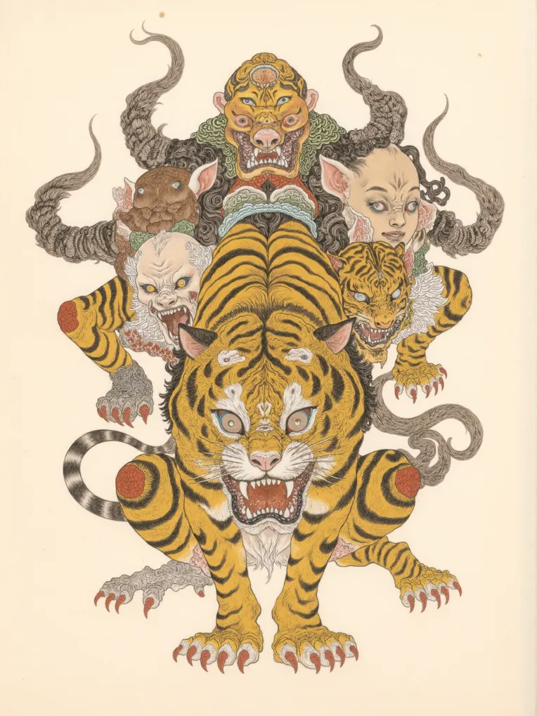 Traditional Painting Media,Style Boost,Animal,LoRA,FLUX.1