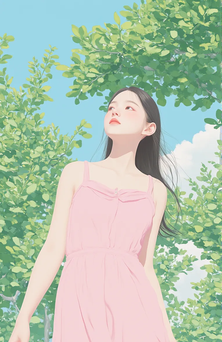 Illustration,Girl,Physical/Facial feature,Workflow,