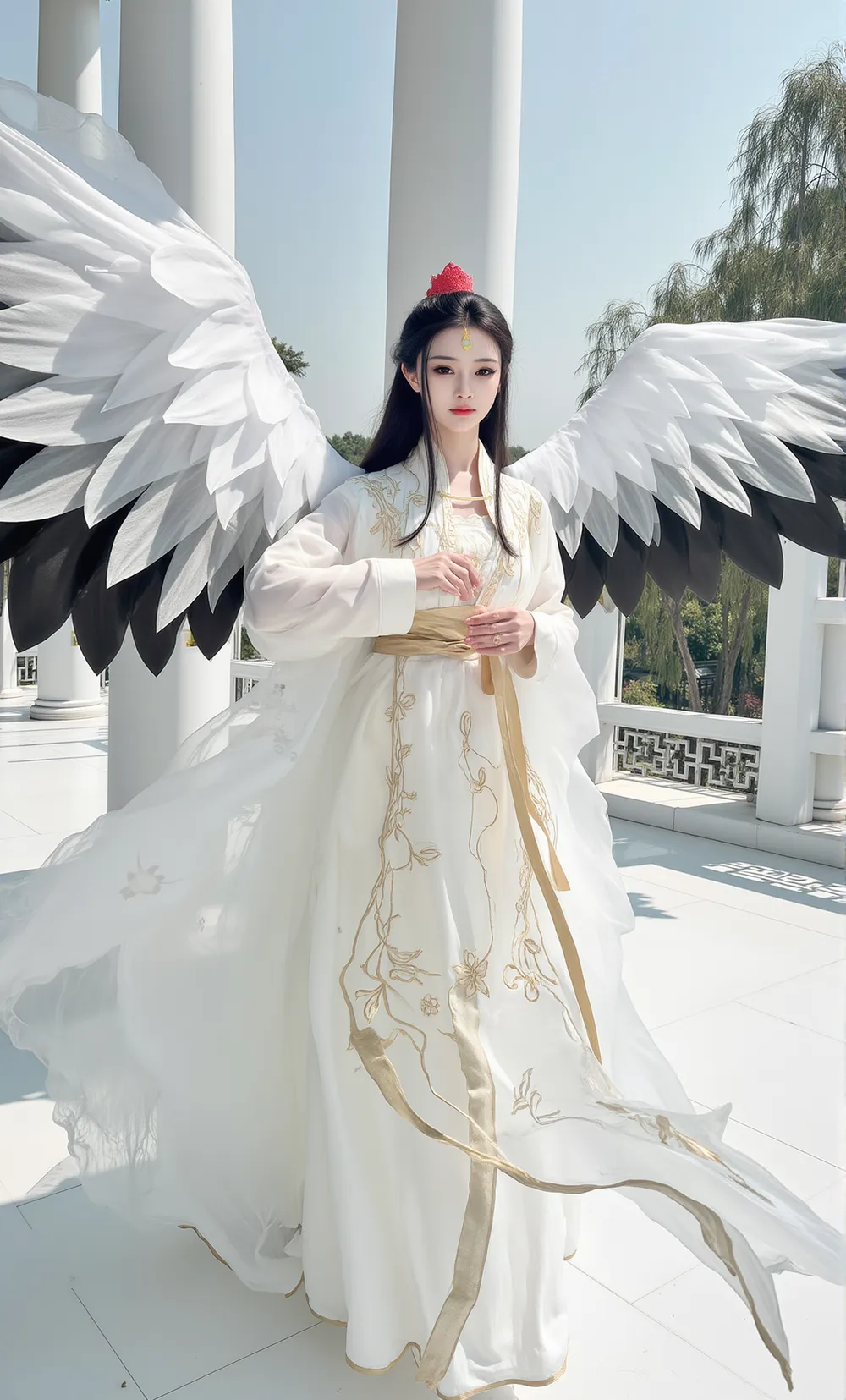 flux-鹤童cos-哪吒之魔童闹海_古风美女-LoRA-幻梦X团团子-LiblibAI