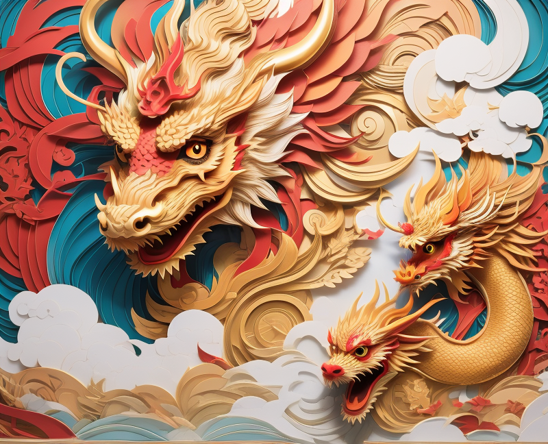 AI绘画-全网首发丨分层纸艺术模型-控图师-AI绘图-LiblibAI