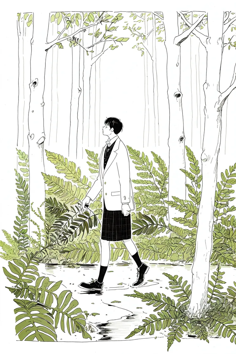 Hand-Drawn,Traditional Painting Media,Boy,LoRA,SD 1.5