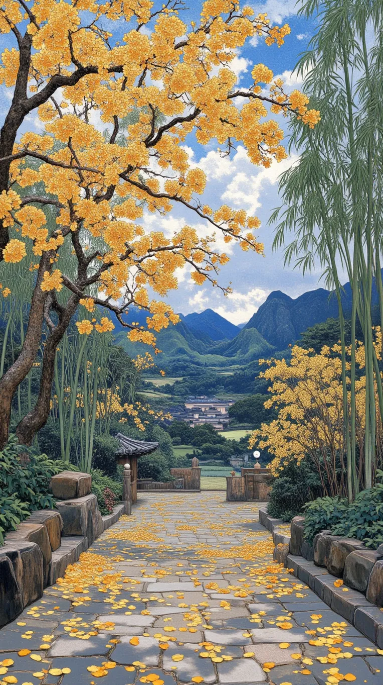 Traditional Painting Media,Element Boost,Landscape,LoRA,FLUX.1