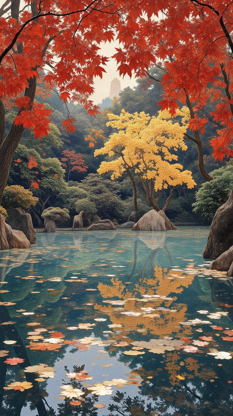 Traditional Painting Media,Element Boost,Landscape,LoRA,FLUX.1