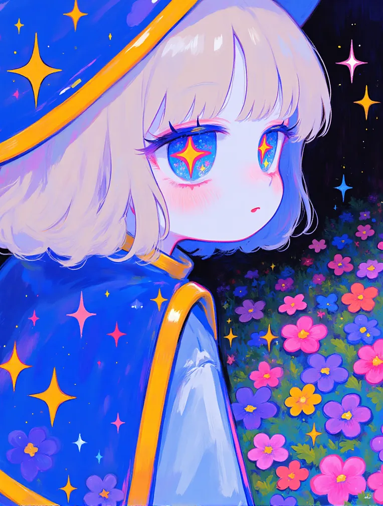 Kids' Illustration,Girl,Style Boost,LoRA,FLUX.1