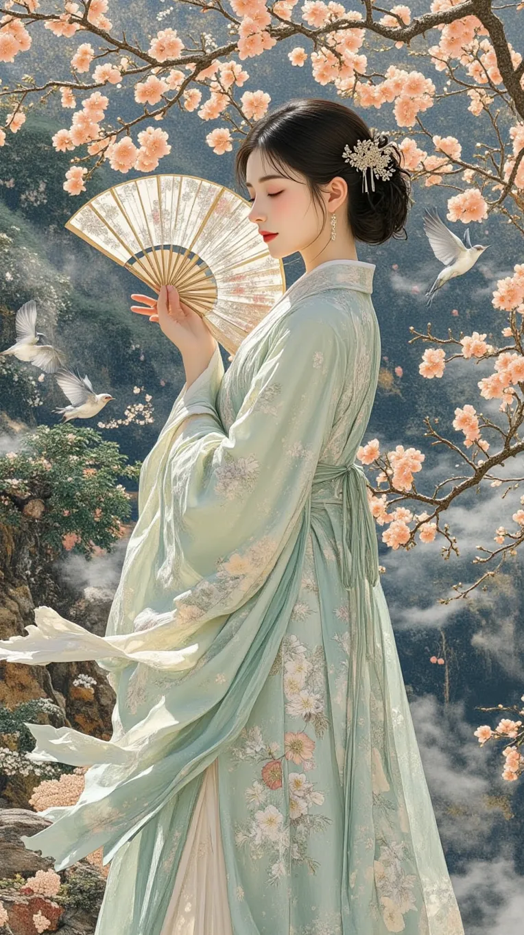 Traditional Painting Media,Element Boost,Landscape,LoRA,FLUX.1