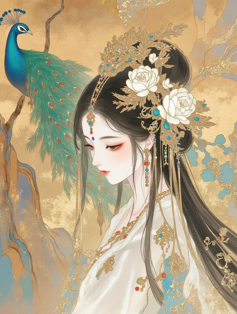 Digital Painting Media,Girl,Style Boost,LoRA,FLUX.1