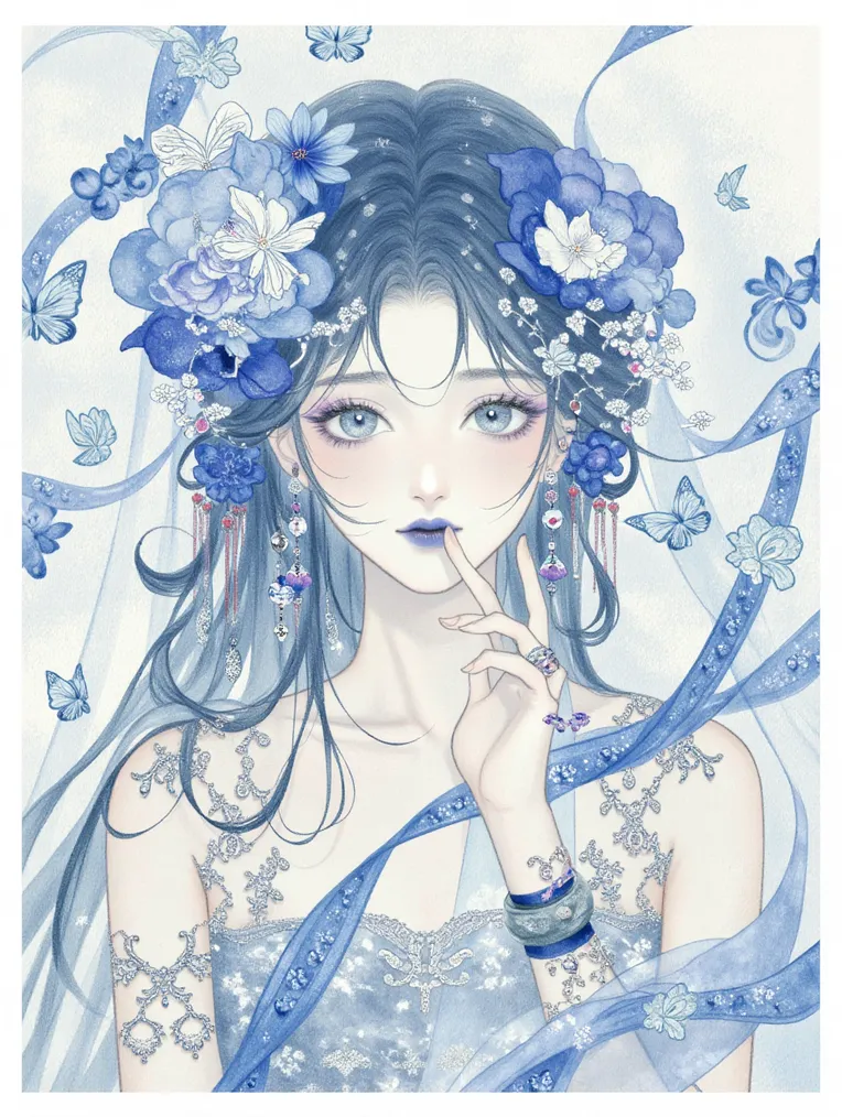 Digital Painting Media,Girl,Style Boost,LoRA,FLUX.1