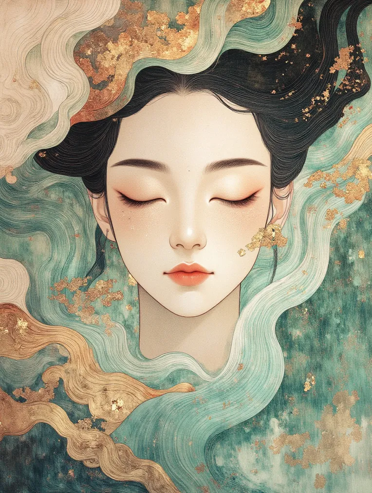 Digital Painting Media,Girl,Style Boost,LoRA,FLUX.1