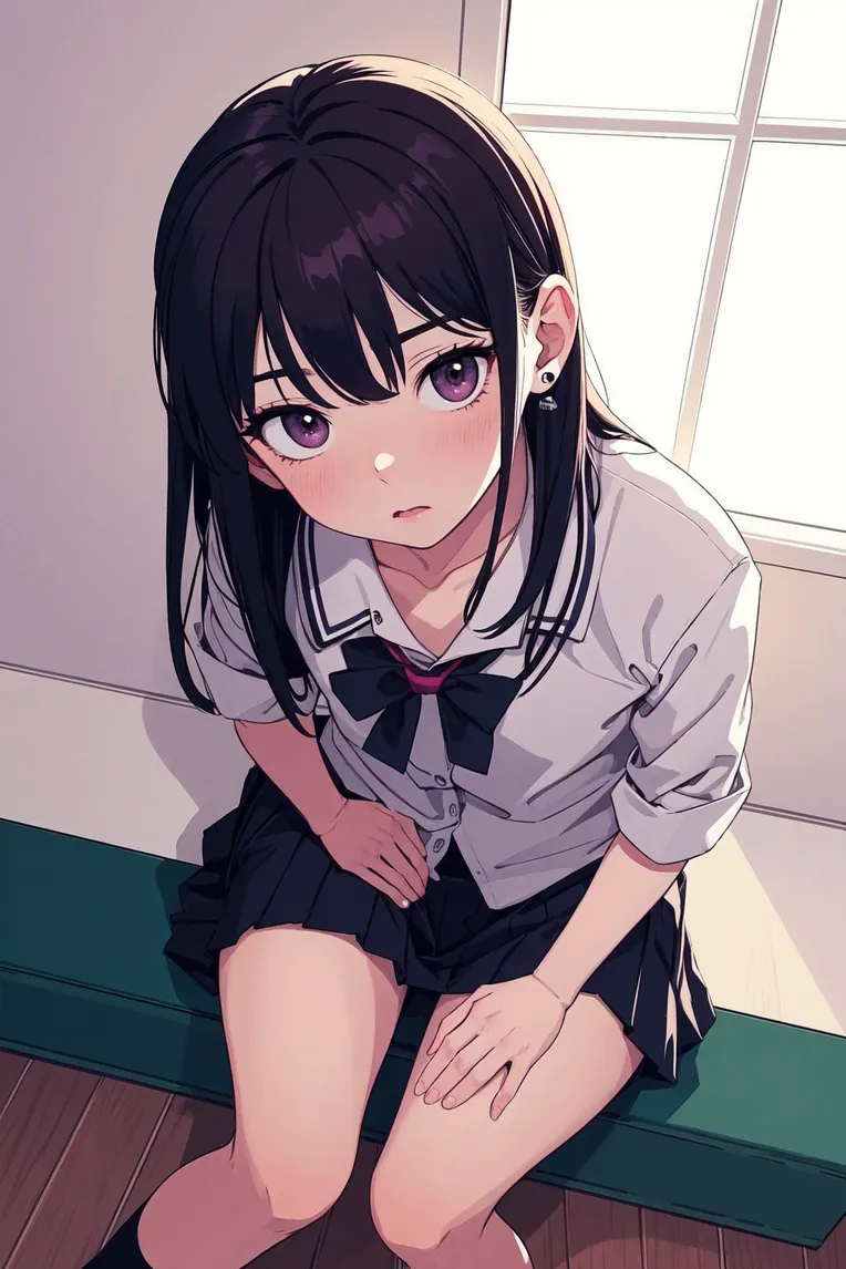 Hand-Drawn,Traditional Painting Media,Girl,Checkpoint,SD 1.5