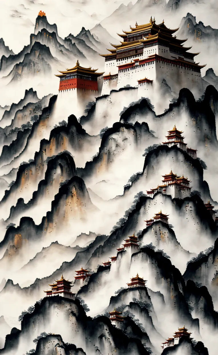 Chinese Style,Traditional Painting Media,Style Boost,LoRA,SD 1.5