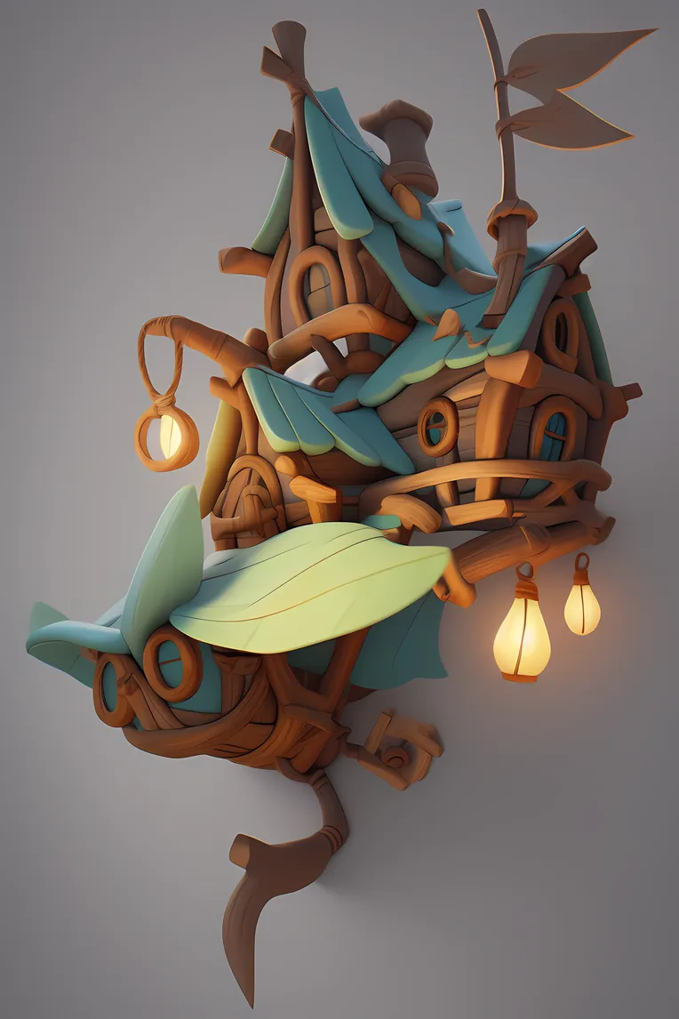 Illustration,Cartoon style,Building,LoRA,SD 1.5