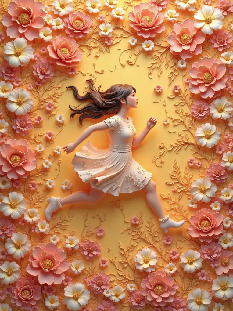 Cartoon style,Girl,LoRA,FLUX.1